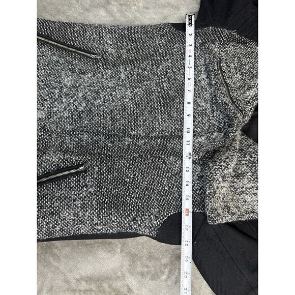 Diane Von Furstenberg Lulu Tech Boucle wool blend Long Jacket coat sz 6 - Picture 11 of 16